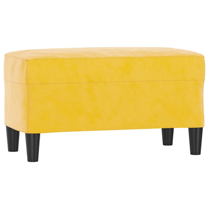 Lavice Žlutá 70 X 35 X 41 Cm Samet