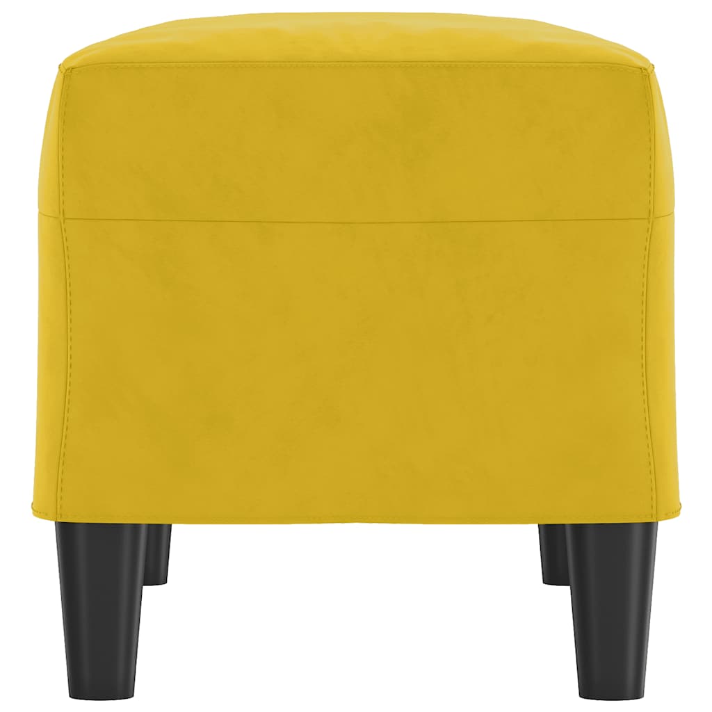 Lavice Žlutá 70 X 35 X 41 Cm Samet