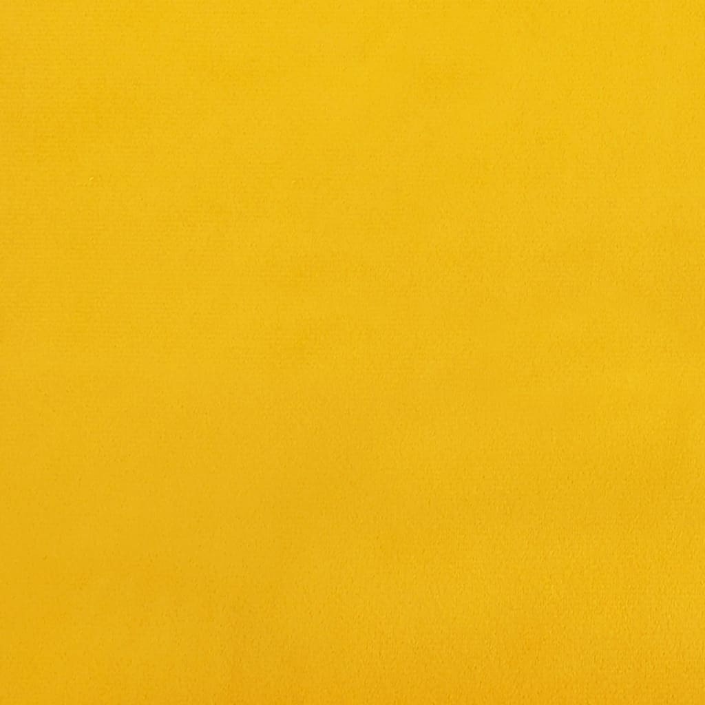 Lavice Žlutá 70 X 35 X 41 Cm Samet