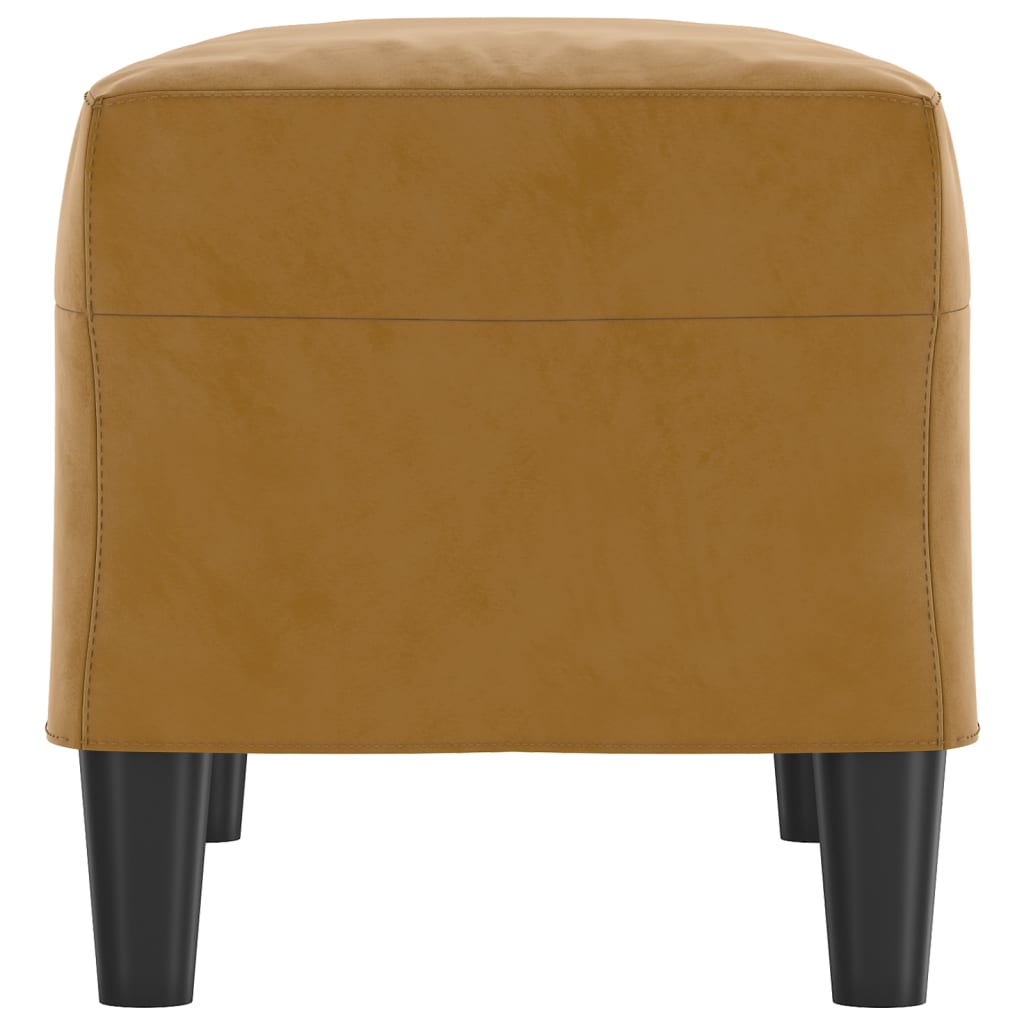 Lavice Hnědá 70 X 35 X 41 Cm Samet