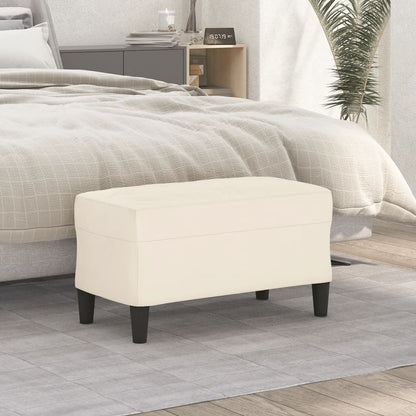 Lavice Krémová 70 X 35 X 41 Cm Samet