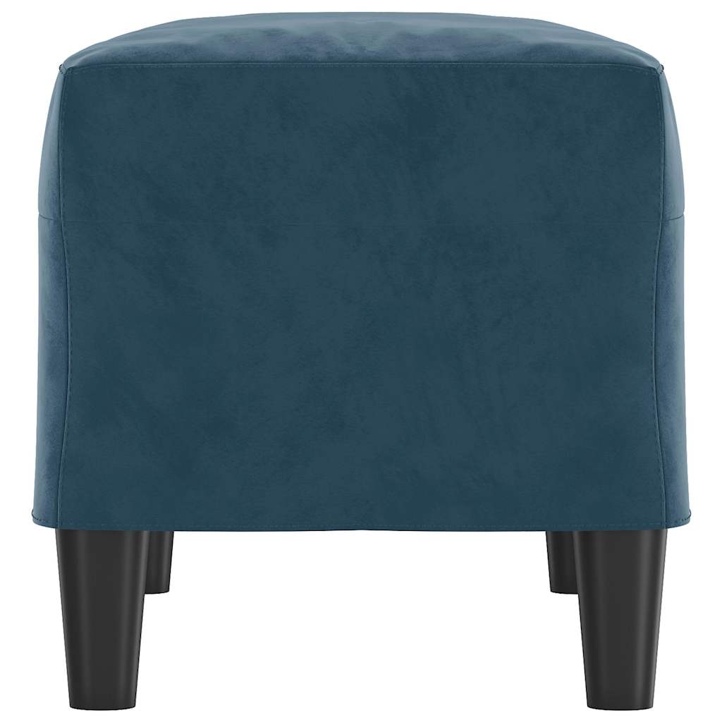 Lavice Modrá 70 X 35 X 41 Cm Samet