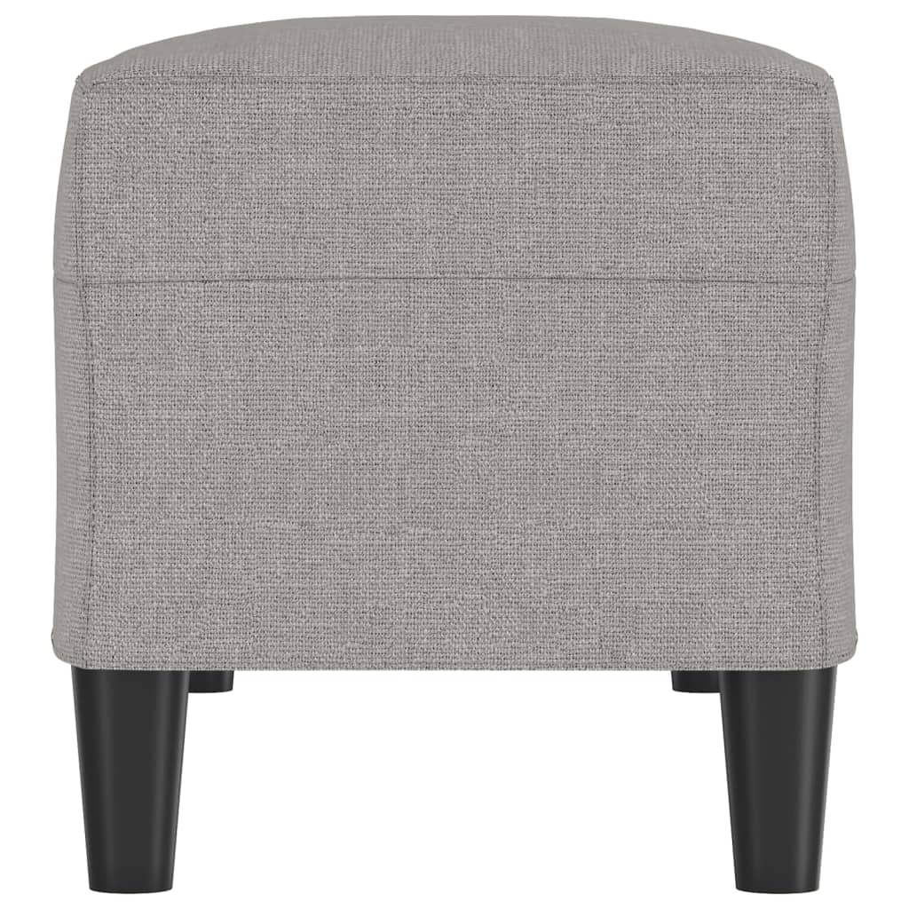 Lavice Světle Šedá 100 X 35 X 41 Cm Textil