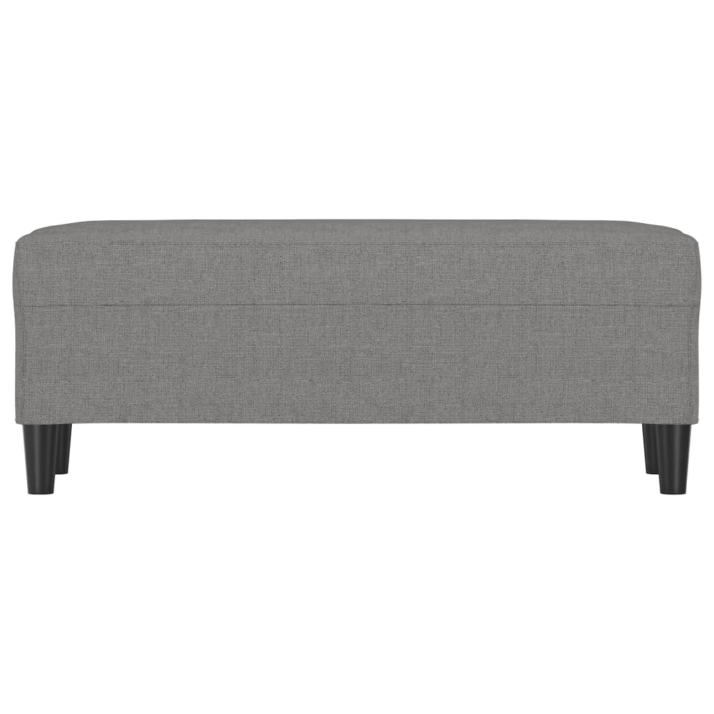 Lavice Tmavě Šedá 100 X 35 X 41 Cm Textil