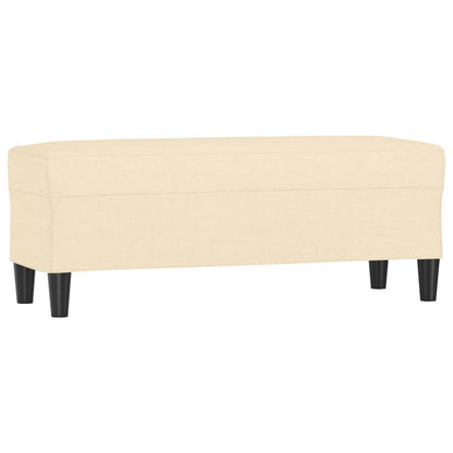 Lavice Krémová 100 X 35 X 41 Cm Textil