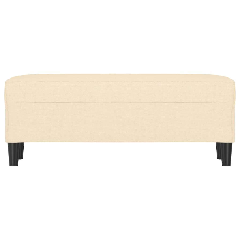 Lavice Krémová 100 X 35 X 41 Cm Textil