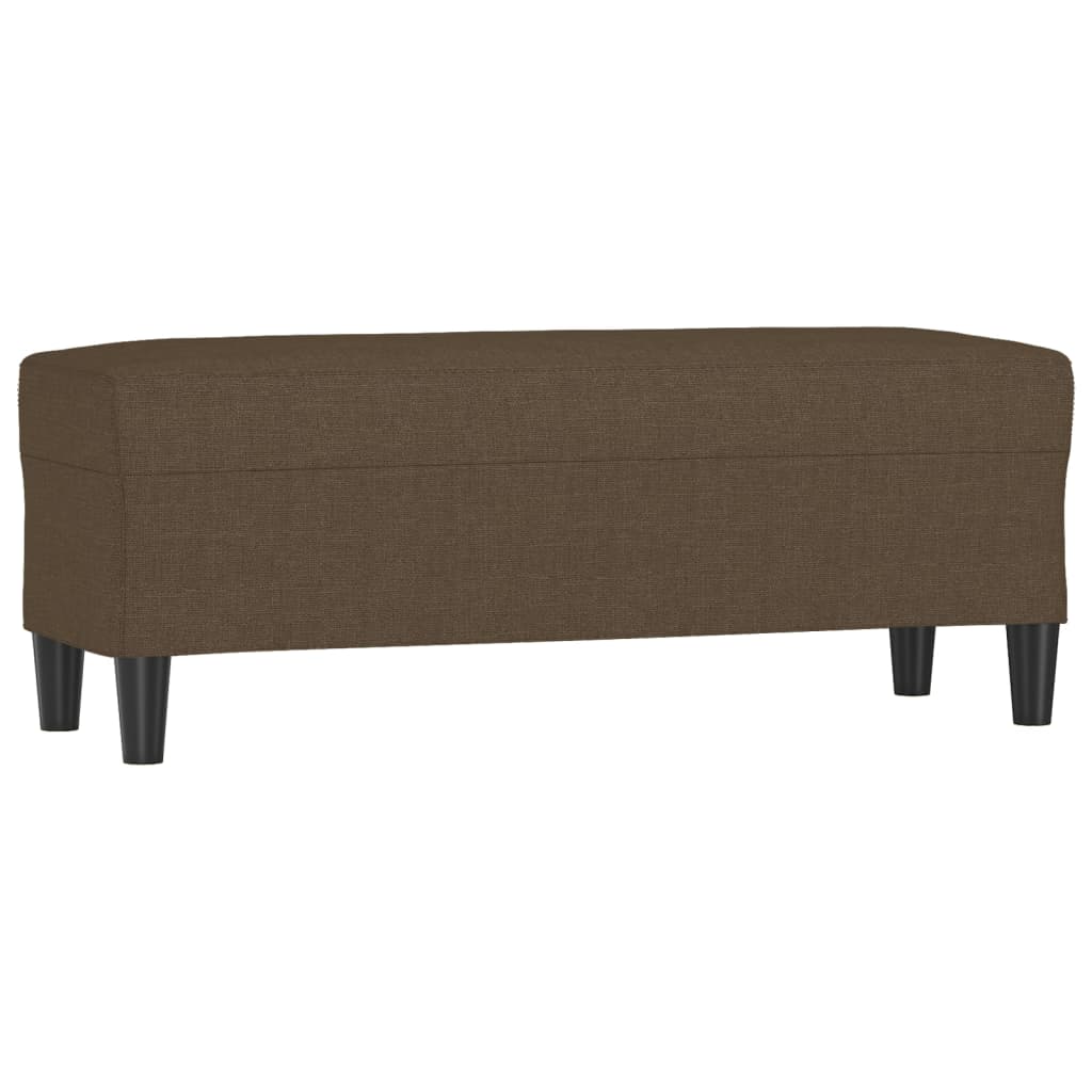 Lavice Hnědá 100 X 35 X 41 Cm Textil