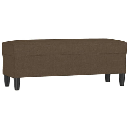 Lavice Hnědá 100 X 35 X 41 Cm Textil