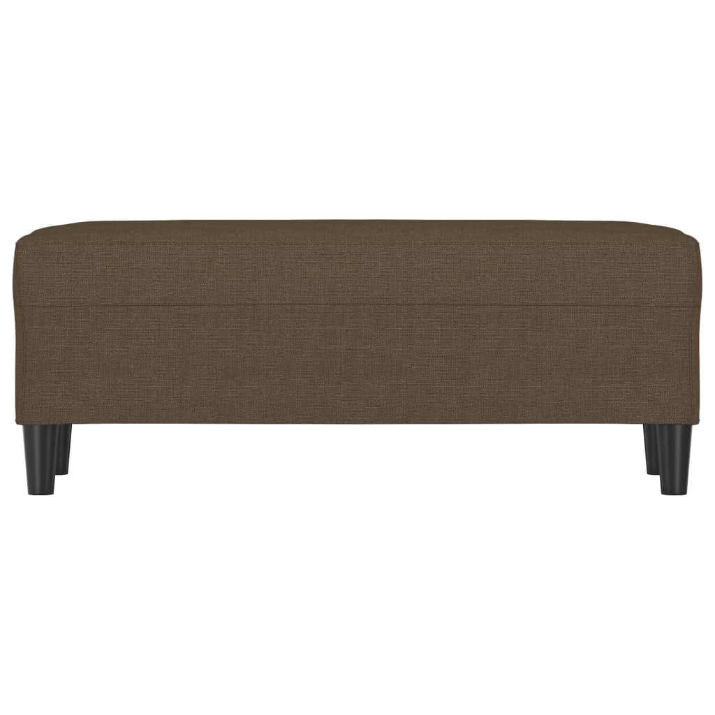 Lavice Hnědá 100 X 35 X 41 Cm Textil