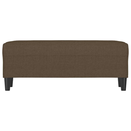 Lavice Hnědá 100 X 35 X 41 Cm Textil