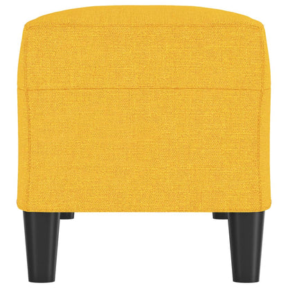 Lavice Světle Žlutá 100 X 35 X 41 Cm Textil