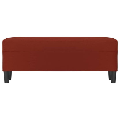 Lavice Vínová 100X35X41 Cm Umělá Kůže