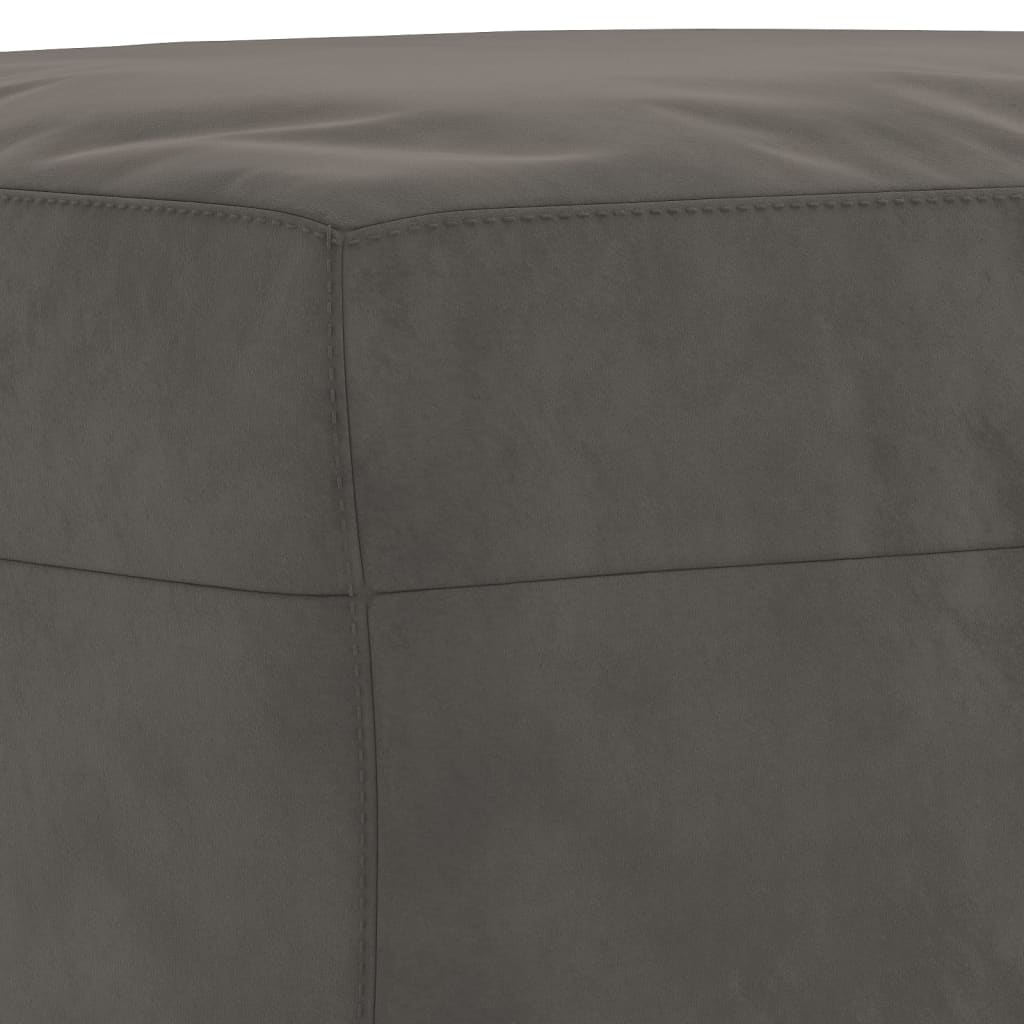 Lavice Tmavě Šedá 100 X 35 X 41 Cm Samet