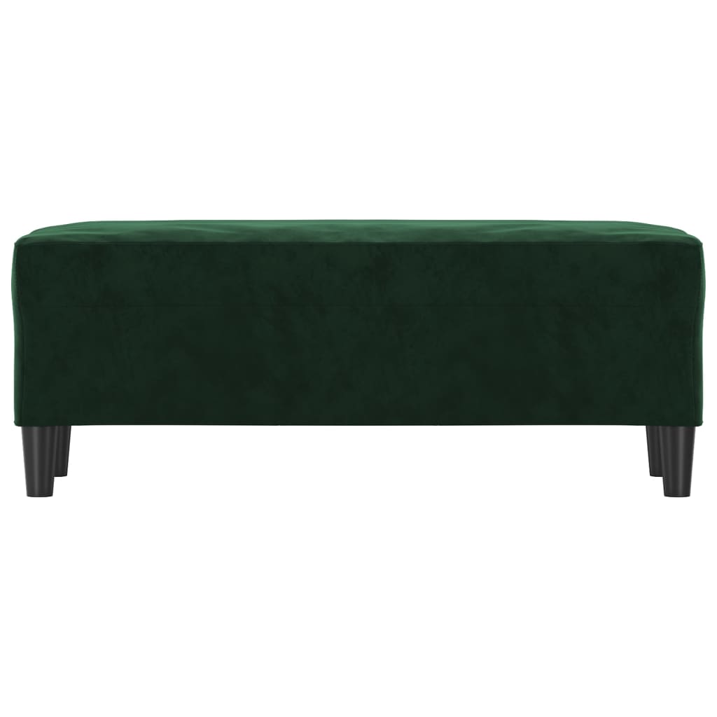 Lavice Tmavě Zelená 100X35X41 Cm Samet