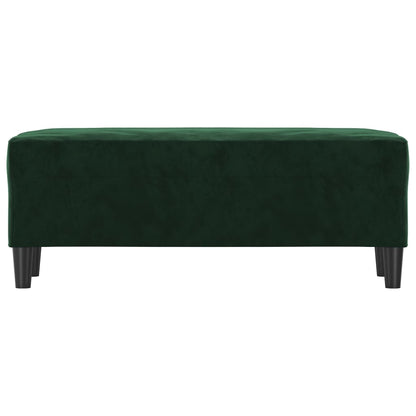 Lavice Tmavě Zelená 100X35X41 Cm Samet