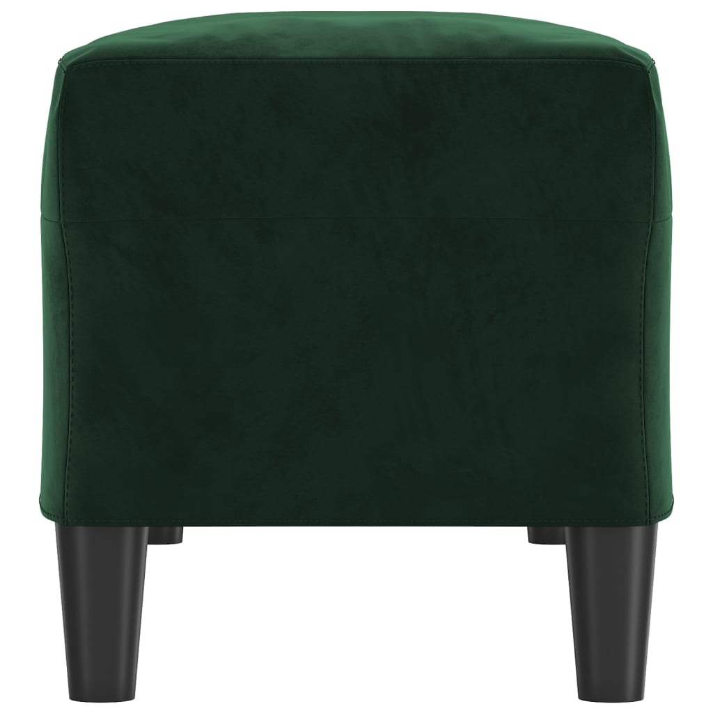 Lavice Tmavě Zelená 100X35X41 Cm Samet
