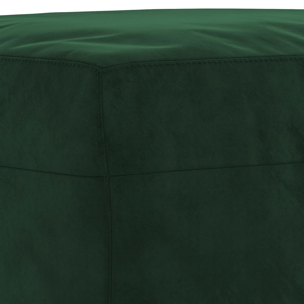 Lavice Tmavě Zelená 100X35X41 Cm Samet