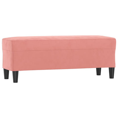 Lavice Růžová 100 X 35 X 41 Cm Samet