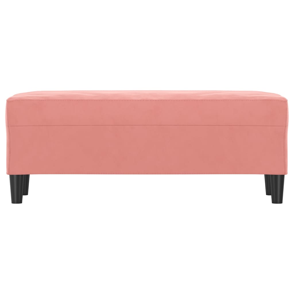 Lavice Růžová 100 X 35 X 41 Cm Samet