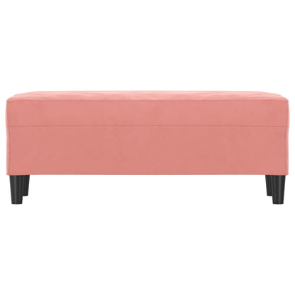 Lavice Růžová 100 X 35 X 41 Cm Samet