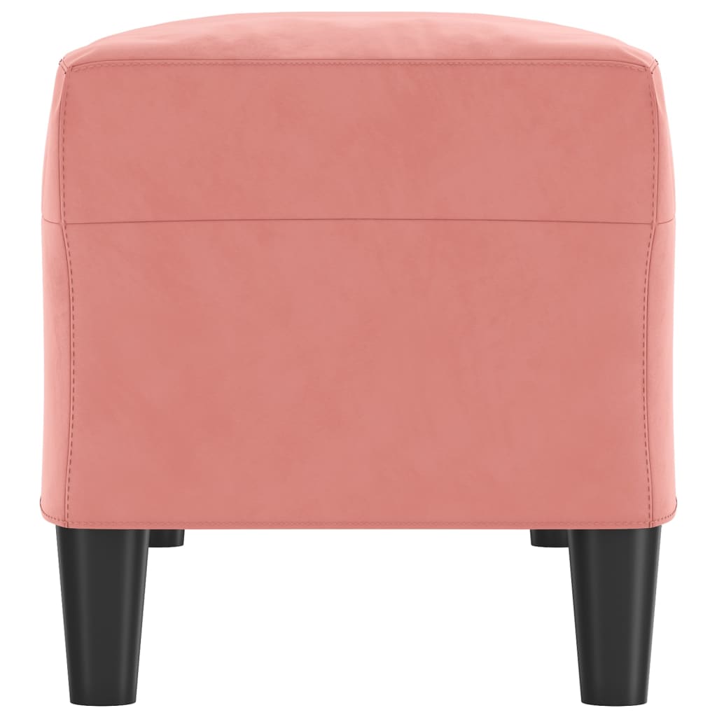 Lavice Růžová 100 X 35 X 41 Cm Samet
