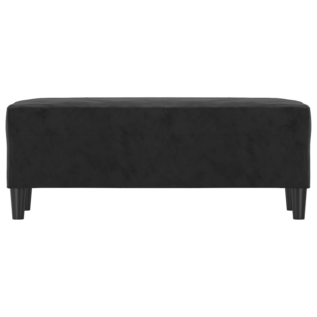 Lavice Černá 100 X 35 X 41 Cm Samet