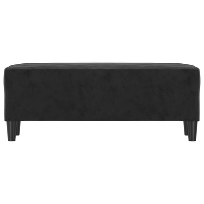 Lavice Černá 100 X 35 X 41 Cm Samet