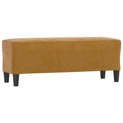 Lavice Hnědá 100 X 35 X 41 Cm Samet