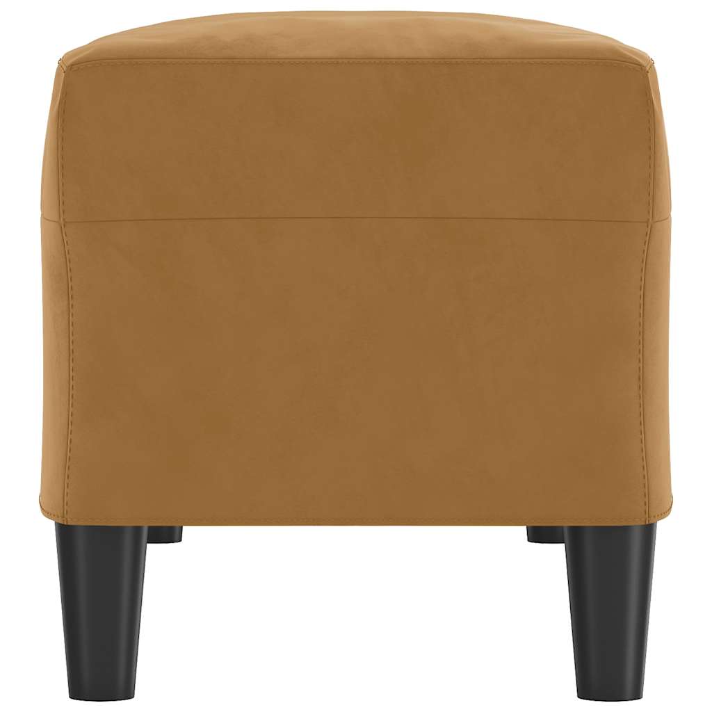 Lavice Hnědá 100 X 35 X 41 Cm Samet
