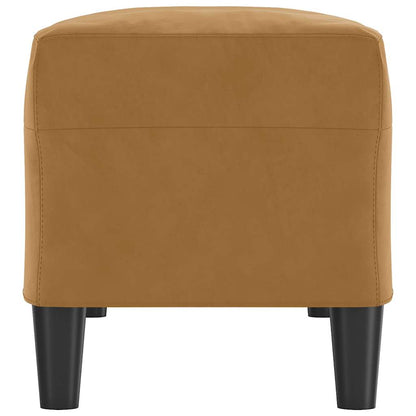 Lavice Hnědá 100 X 35 X 41 Cm Samet
