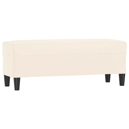 Lavice Krémová 100 X 35 X 41 Cm Samet