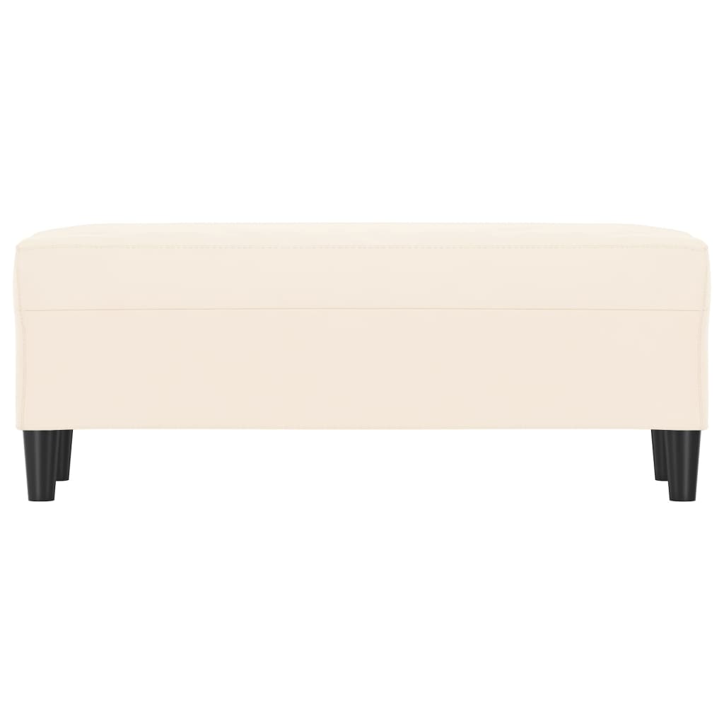Lavice Krémová 100 X 35 X 41 Cm Samet