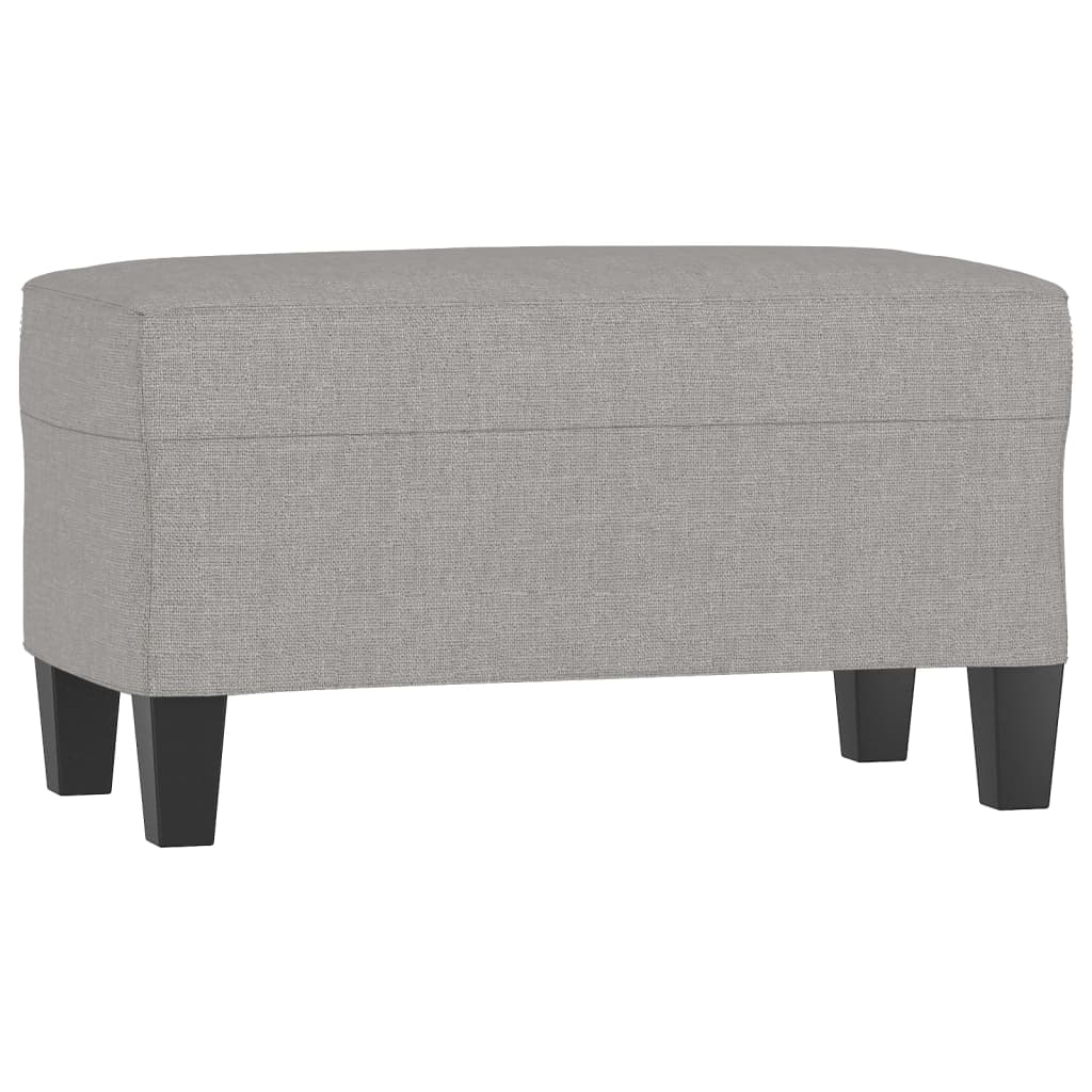 Lavice Světle Šedá 70 X 35 X 41 Cm Textil