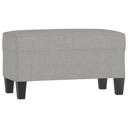Lavice Světle Šedá 70 X 35 X 41 Cm Textil