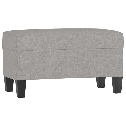 Lavice Světle Šedá 70 X 35 X 41 Cm Textil