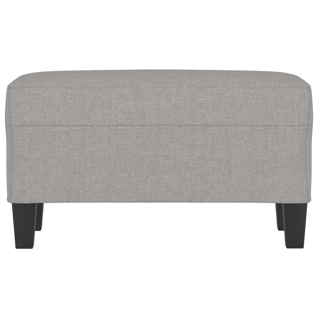 Lavice Světle Šedá 70 X 35 X 41 Cm Textil