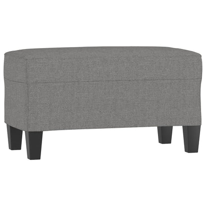 Lavice Tmavě Šedá 70X35X41 Cm Textil