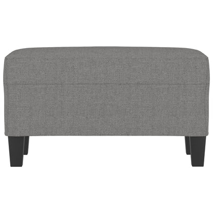Lavice Tmavě Šedá 70X35X41 Cm Textil