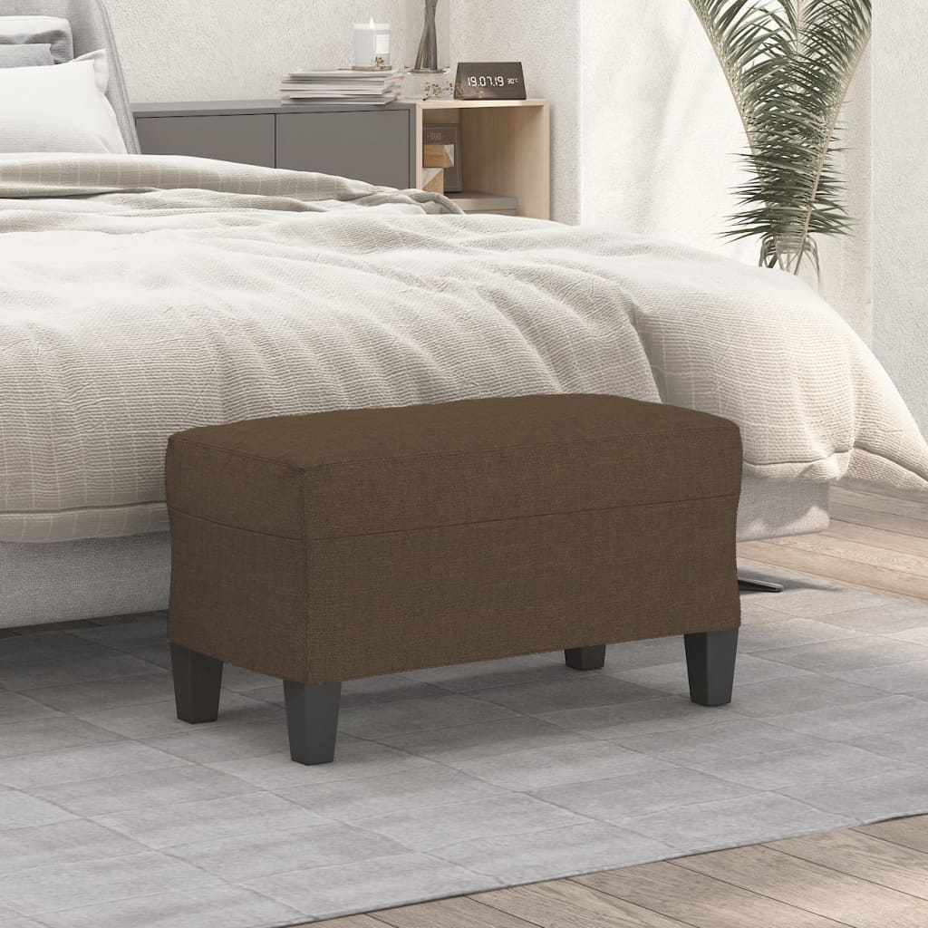 Lavice Hnědá 70 X 35 X 41 Cm Textil