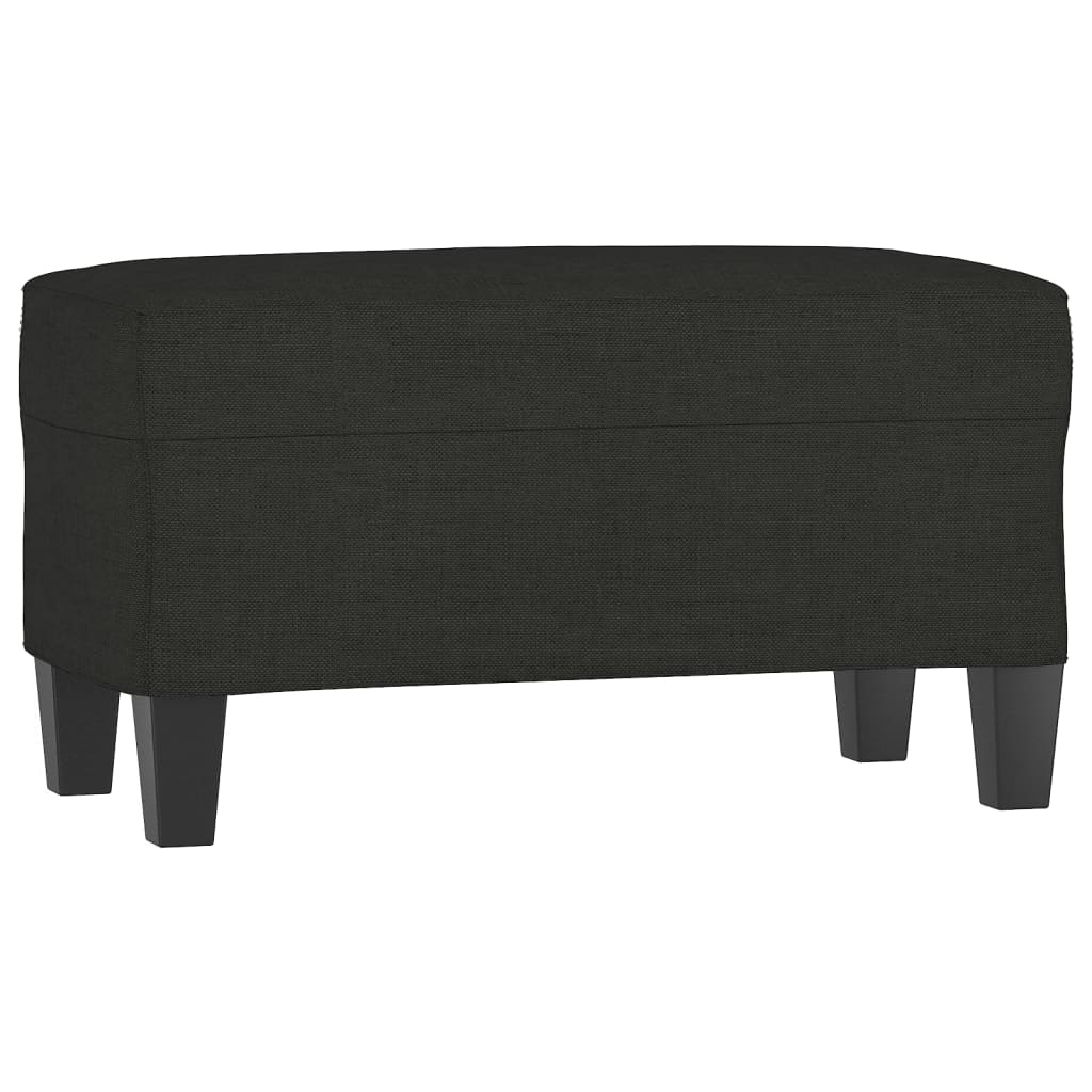 Lavice Černá 70 X 35 X 41 Cm Textil