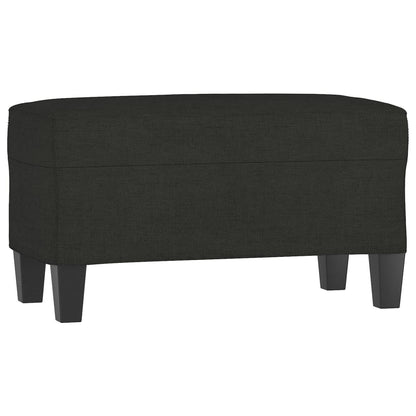 Lavice Černá 70 X 35 X 41 Cm Textil