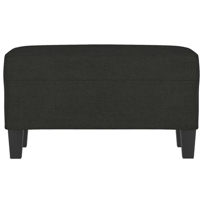 Lavice Černá 70 X 35 X 41 Cm Textil