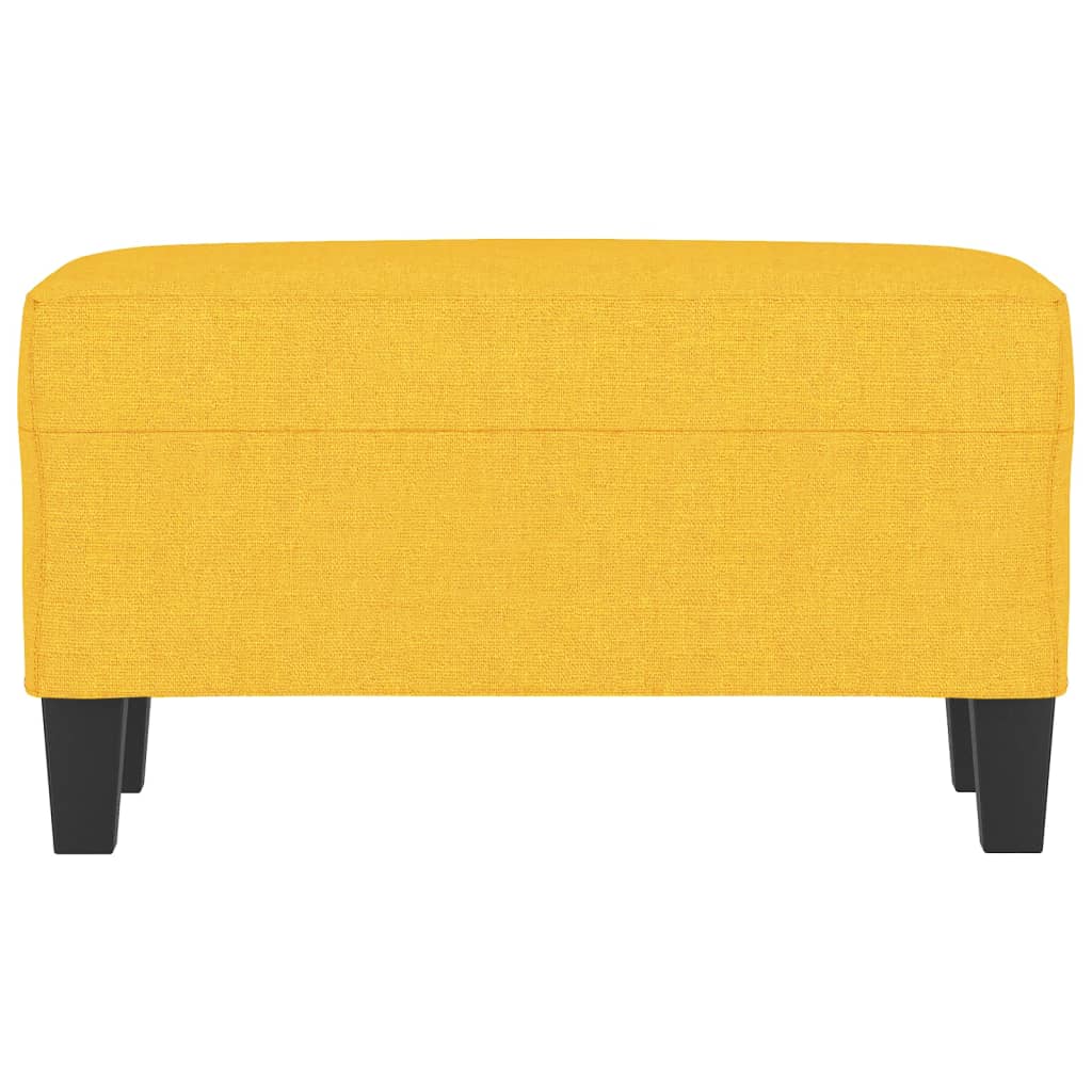 Lavice Světle Žlutá 70X35X41 Cm Textil