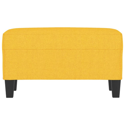 Lavice Světle Žlutá 70X35X41 Cm Textil