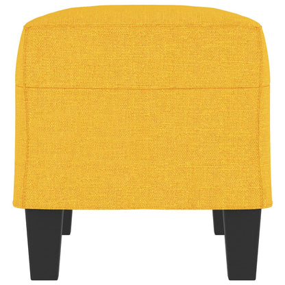 Lavice Světle Žlutá 70X35X41 Cm Textil