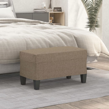 Lavice Taupe 70 X 35 X 41 Cm Textil