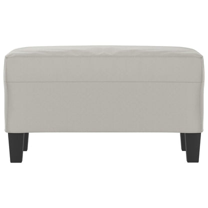 Lavice Světle Šedá 70 X 35 X 41 Cm Tkanina Z Mikrovlákna