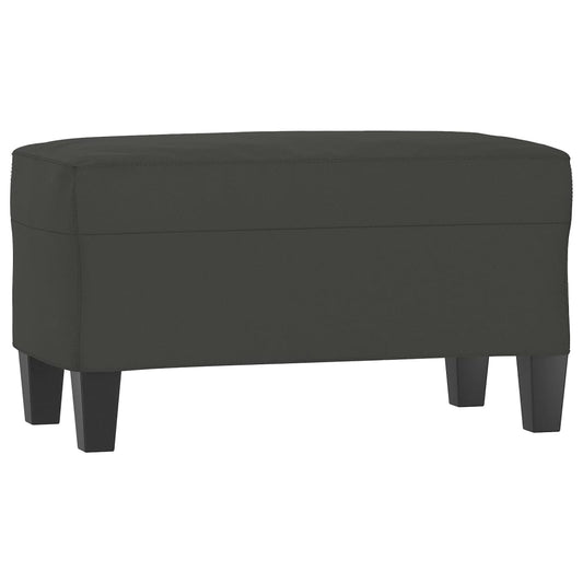 Lavice Tmavě Šedá 70X35X41 Cm Tkanina Z Mikrovlákna