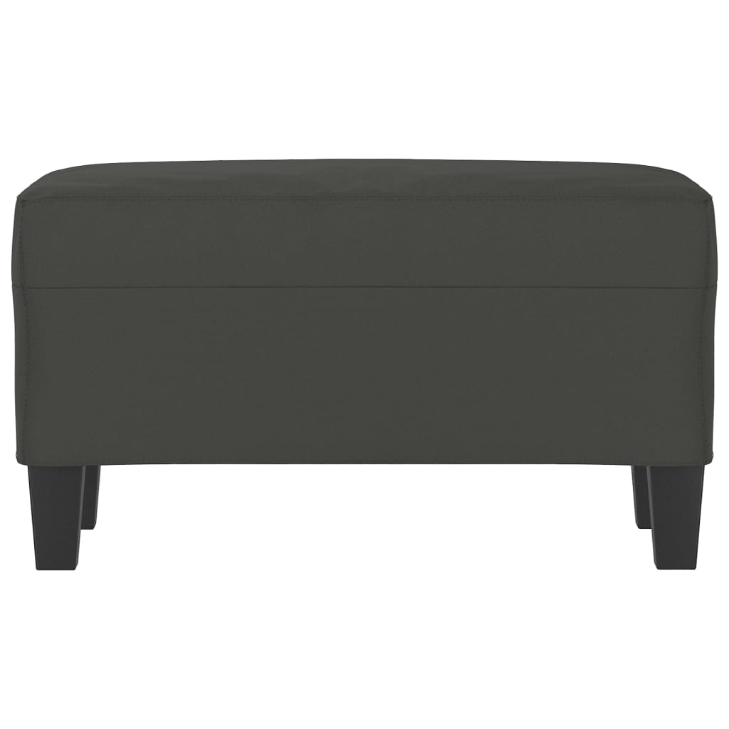 Lavice Tmavě Šedá 70X35X41 Cm Tkanina Z Mikrovlákna