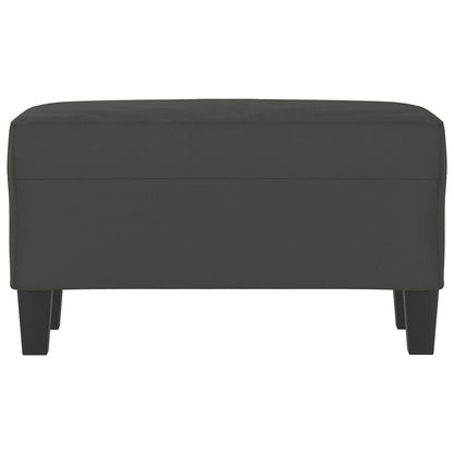 Lavice Tmavě Šedá 70X35X41 Cm Tkanina Z Mikrovlákna
